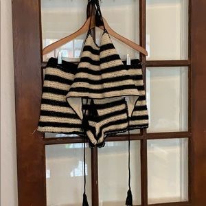 Cute tassel set, top and shorts Gap Medium